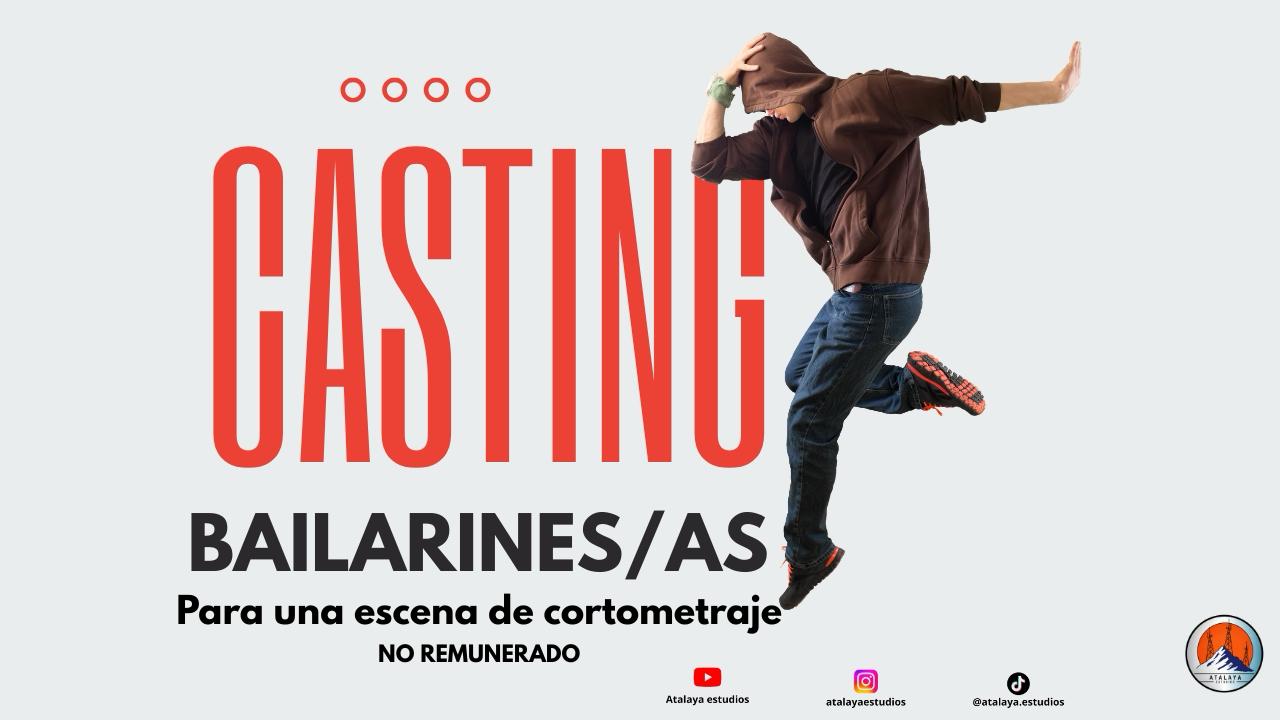 Casting bailarines para una escena de cortometraje independiente.